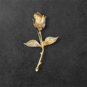 Vintage 1966 Giovanni "Legend Of The Christmas Rose" Brooch Pin